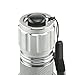 Neiko 40290 Super-Bright 21-LED Aluminum Flashlight, Gunmetal Silver