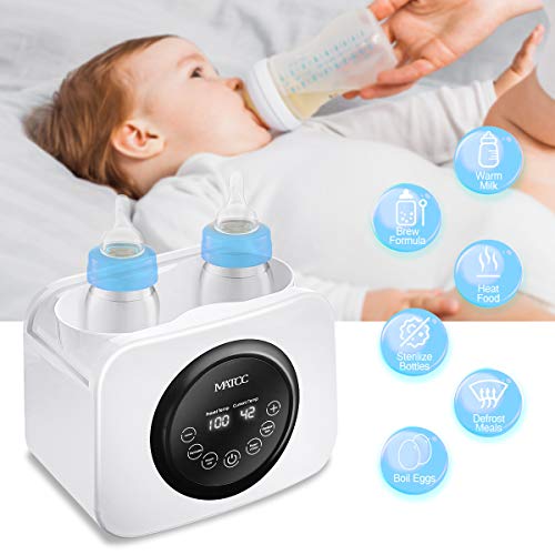 image for MATCC Baby Bottle Warmer Bottle Steam Sterilizer LED Display Baby Food