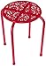 dar Living Daisy Metal Stool, Red (2-Pack)