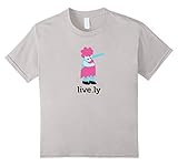 Kids live.ly dabriel T-Shirt (Fitted Cut) 10 Silver
