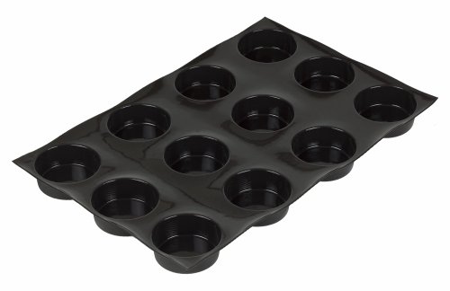 Sasa Demarle FP 01777 Flexipan 8.28-Ounce Tatin Apple Tart Pan with 12 Molds - Thumbnail 4