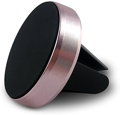 INTEKOR 360 Degree Mobile phone Holder Car Air Vent Mount Magnetic Portable Mount Cell Phone Holder - For Any Phones, GPS iPhone Samsung HTC, Suitable gift item(Rose Gold)