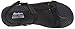 Skechers Women's Reggae Island Flat Sandal,Black Island,8 M US
