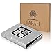 PARAH LIFE Luxury 200 5X7 Photo Album for Wedding Anniversary Vacation Baby and Family Photos Beautiful Leather Bound Picture Display Book for 200 5x7 Photographs Scrapbook Foto Silver