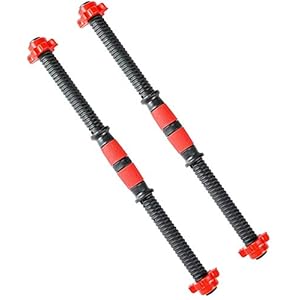 YIY 2Pack Dumbbell Bars Prime Dumbbell Handle Dumbbell Bars Barbell Handle for Sport Gym Workout Training, Random Color