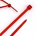 Wide 8 Inch 150 Pack Strong Red Color Heavy Duty Cable Zip Ties-Outdoor, Garden, Office, Festivals and Kitchen Use