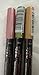 Variety pack of 3 CoverGirl Flamed Out Shadow Pencil; Lime Green ,Hot Pink,Gold Flame, 0.08 Ounce