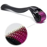 9Oine Home Use Beauty Skin Care Tool,540 Micro Needles 0.75mm Derma Roller - Titanium