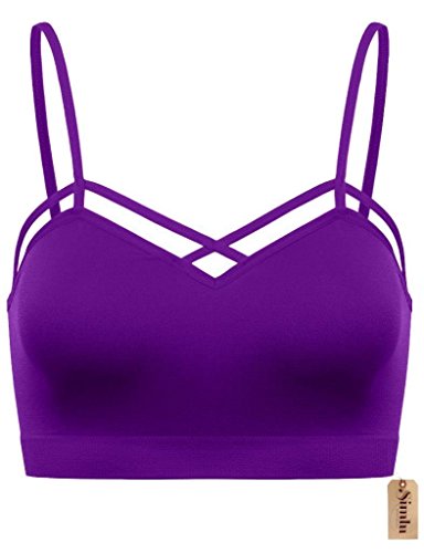 Peek-a-Boo Sports Bra, Purple