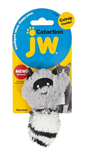 Doskocil Petmate Cat Plush Catnip Skunk Toy, Gray