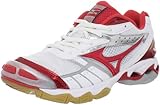 Mizuno Women's Wave Bolt-W, White/Red, 6 M US