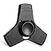 HITASION Hand Spinner Fidget Toys for Adults EDC ADHD Focus High Speed 1-2 Min Smooth Spin Aluminum (LU-Black)