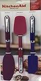 KitchenAid Spatula Set, Purple/Red/Grape