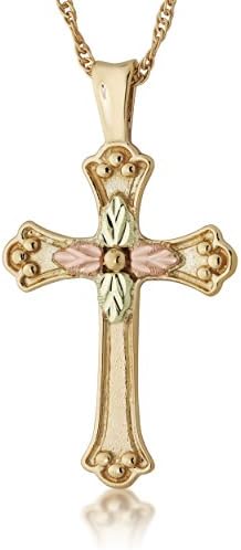 Black Hills Gold Cross Necklace