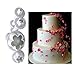 ShungHO 4PCS Flower Cake Cookies Fondant Plunger Decorating Cutters Tools Mold