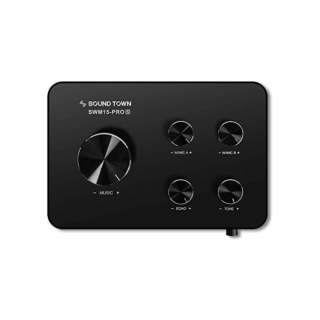 Sound Town Wireless Microphone Karaoke Mixer System Supports HDMI ARC