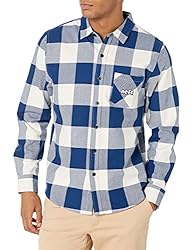 NEFF Men's Flannel Button Up Long Sleeve