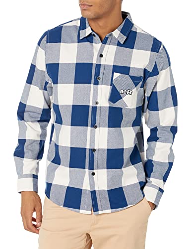 NEFF Men's Flannel Button Up Long Sleeve