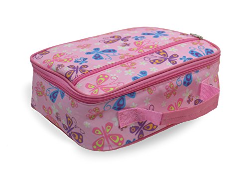 Lunch Box Butterfly Print with Butterfly Sandwich Cutter in Pink by Keeli Kids