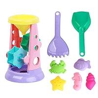 AODLK Summer Outdoors Model Tool Kit 8pcs Kids Sand Sandpit Beach Toy Play Set Baby Castle Bucket Spade Shovel Rake Water Tools Toys Bath Toys Random Color