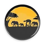 Funny Magnets; Star Wars; Walkers In Africa 3.0 Inch Refrigerator Magnet Inch Magnet