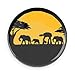 Funny Magnets; Star Wars; Walkers In Africa 3.0 Inch Refrigerator Magnet Inch Magnet