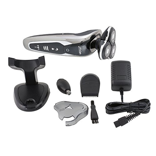 Best Electric Razor For Men by JTrim 3DFLEX Wet dry Cordless Rotary shaver - Thumbnail 4