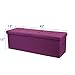 Otto & Ben Folding Box Chest Upholstered Tufted Ottomans, 45
