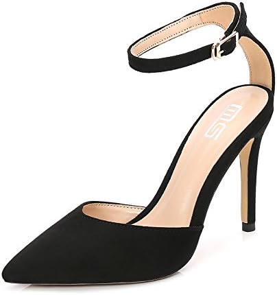 GAOLIM The High-Heel Shoes Spring And Summer Thin And Hollow Slotted For The High-Heel Shoes Sandals Comfortable Baotou Sandals Ultra-Pure Color With (Greater Than 8Cm),36, Black