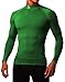 Defender New Men's Cool Compression Mock Shirts Tights Quick Dry Football GN_L