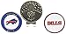Team Golf NFL Golf Cap Clip with 2 Removable Double-Sided Enamel Magnetic Ball Markers, Attaches Easily to Hats