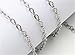 Bingcute 15ft Stainless Steel Cable Chain Link for Necklace Jewelry Making 2.5x3mm