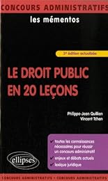 Le  droit public en 20 leçons