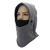 Balaclava Face Ski Mask - Motorcycle Fleece Hood/Neck Warmers/Hat Mens Womens