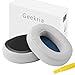 Geekria QuickFit Replacement Ear Pads for Skullcandy Crusher Wireless, Crusher Evo, Crusher ANC, Hesh 3 Headphones Ear Cushions, Headset Earpads, Ear Cups Cover Repair Parts (White)