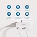 Smart Plug, Wifi Outlet Works with Alexa, Google Home, IFTTT for Voice Control or Remote Control, Koogeek 2 in 1 Smart Socket with Timer, No Hub Required, ETL&FCC, Only Supports 2.4GHz Network-1Pack