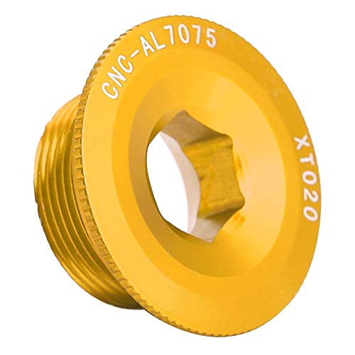 VGEBY1 Bike Crank Bolt, Aluminum Alloy Bike Fixing Bolt for Crank Arm for Mountain Bike, Road Bike(Gold)
