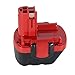 POWERAXIS 12v 3.0Ah NI-MH Replacement for Bosch BAT043 BAT045 BAT046 BAT049 BAT120 BAT139 Cordless Tools Full Capacity Battery (Red&Black)