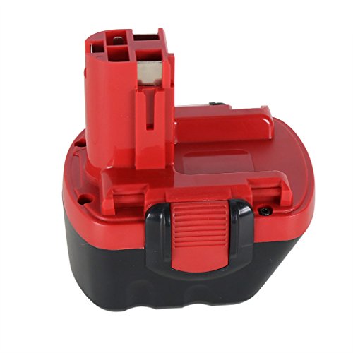 POWERAXIS 12v 3.0Ah NI-MH Replacement for Bosch BAT043 BAT045 BAT046 BAT049 BAT120 BAT139 Cordless Tools Full Capacity Battery (Red&Black)