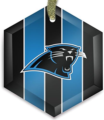 Carolina Panthers NFL 16 Cyrstal Christmas Ornament