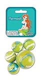 マーメイドGame Net Set 25 Piece Glass Mega Marbles