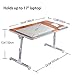 [Large Size] Neetto TB101L Adjustable Laptop Bed Table, Portable Standing Desk, Foldable Sofa Breakfast Tray, Notebook Stand Reading Holder for Couch Floor Kids – American Cherrythumb 3