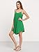 Romwe Women's Summer Spaghetti Strap Sundress Sleeveless Beach Slip Dress Green M