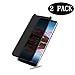 Samsung Galaxy S8 Privacy Screen Protector, FURgenie Tempered Glass Anti Spy Privacy,9H Hardness,High Definition,Explosion-Proof,Anti Shatter, Screen Protector for Samsung Galaxy S8 - [2 Pack]