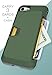 Smartish Silk iPhone 7/8 Rugged Wallet Case - Vault Armor Wallet for iPhone 7/8 [Protective Non-Slip Grip Credit Card Cover] - Juniper Green