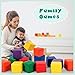 Costzon Soft Blocks, Toddler Foam Block Playset for Safe Active Play and Building, Indoor Climbers Stacking Play Set Learning Toys for Toddlers, Baby, Kids and Preschooler (5.5-Inch, 12-Piece)