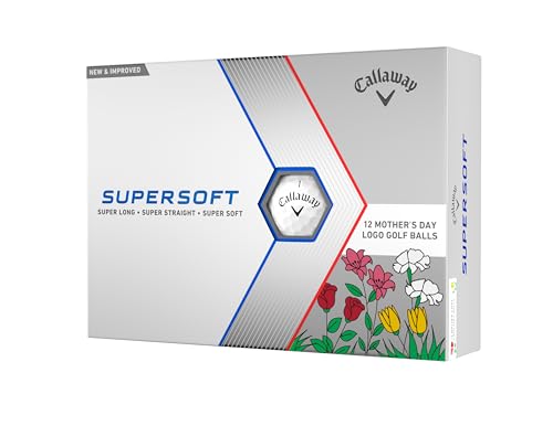 Callaway Golf Supersoft Golfbälle (Version 2023, Muttertag)