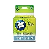 Glue Dots Clear Dot Roll, Ultra Thin .375