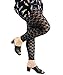 Curbigals Women's Plus Size Stretchy Lace Pattern Capris Leggings Tights