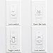 Light Switch Guard, ILIVABLE Optional Wall Plate Cover Switch ON or Off Protects Your Lights or Circuits from Being Accidentally Turned On or Off (Not Child Proof)